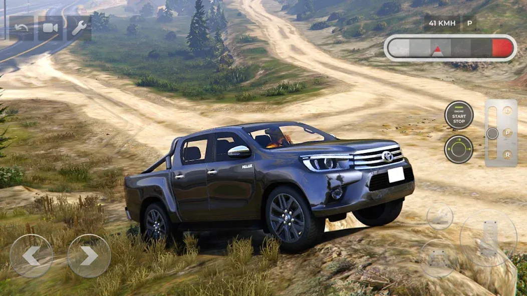 Toyota Hilux 4×4 Mountain Ride (Тойота Хайлюкс 44 Поездка по горам) [MOD: Бесконечные деньги] - Скриншот 5