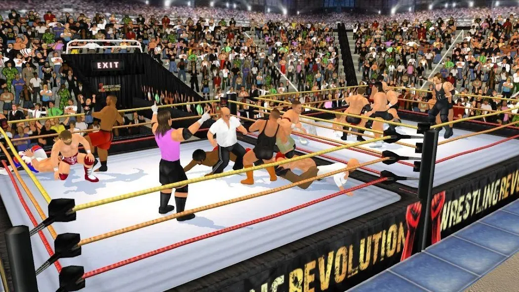 Wrestling Revolution 3D (Реслинг Революшн 3Д) [MOD: Мод Меню/Взлом] - Скриншот 5