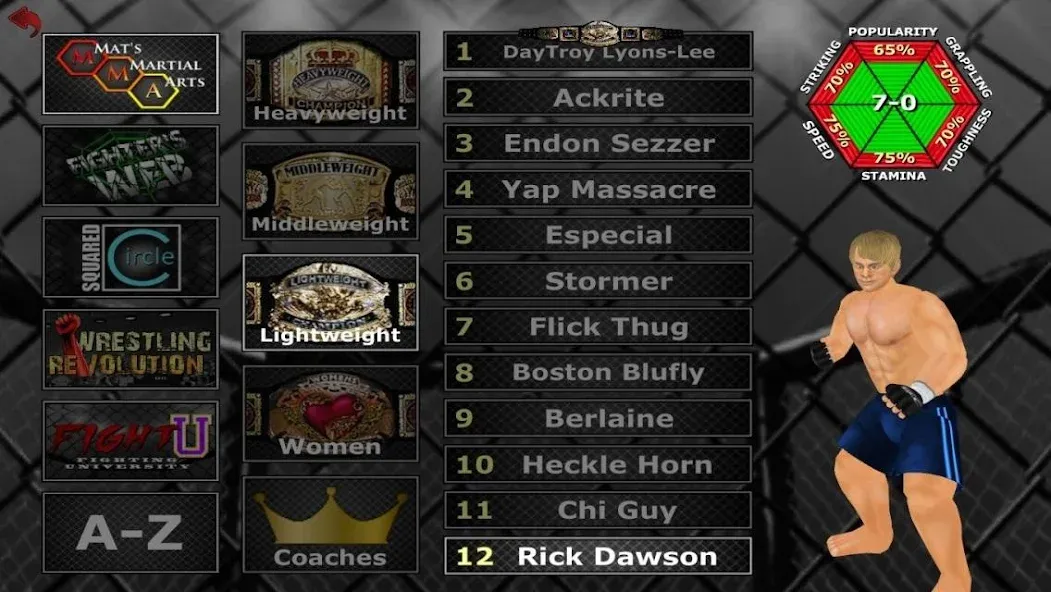 Weekend Warriors MMA (Уикенд Воорьорс ММА) [MOD: Бесконечные деньги] - Скриншот 2