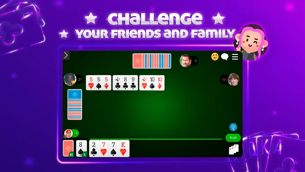 Scala 40 Online — Card Game (Скала 40 Онлайн) [MOD: Все открыто] - Скриншот 4