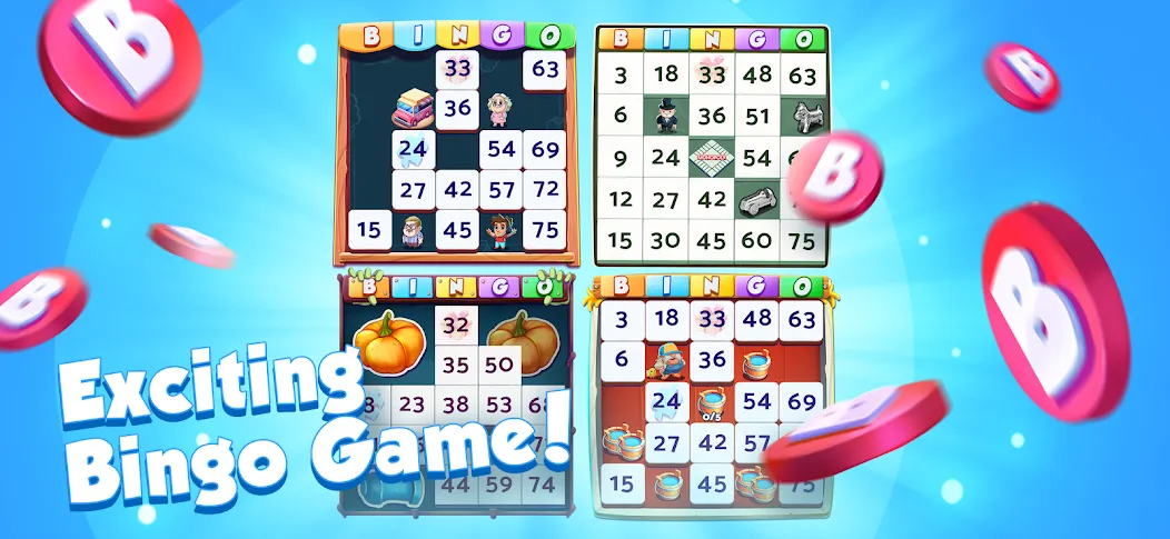 Bingo Bash: Live Bingo Games (Бинго Баш) [MOD: Меню/Много денег] - Скриншот 1