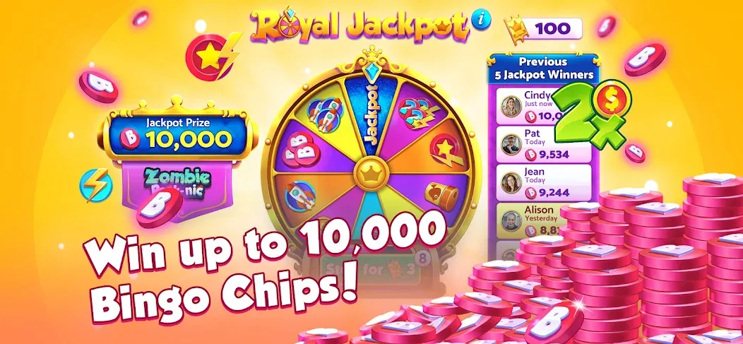 Bingo Bash: Live Bingo Games (Бинго Баш) [MOD: Меню/Много денег] - Скриншот 4