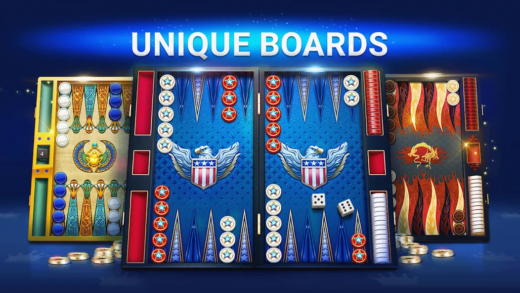 Backgammon Live — Online Games (Бэкгаммон Лайв) [MOD: Mega Mod/Меню] - Скриншот 4