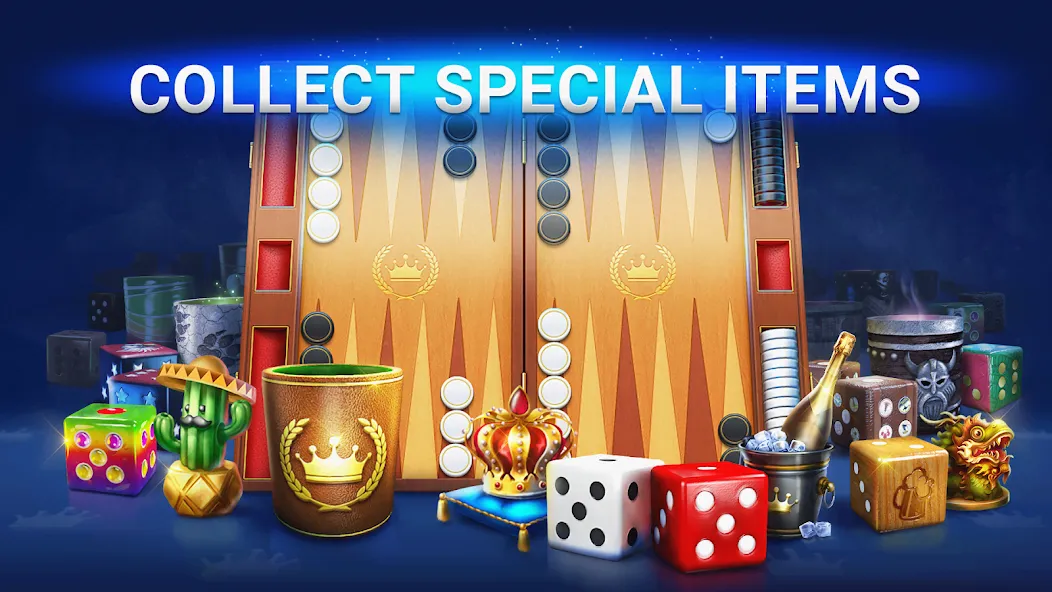 Backgammon Live — Online Games (Бэкгаммон Лайв) [MOD: Mega Mod/Меню] - Скриншот 5