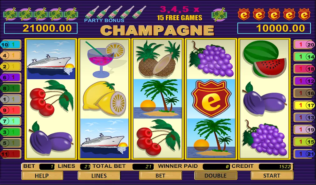 Champagne Slot (Шампанское Слот) [MOD: Бесконечные деньги] - Скриншот 1