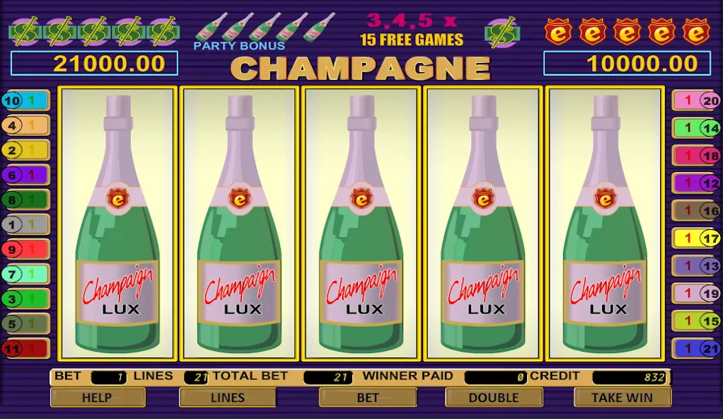 Champagne Slot (Шампанское Слот) [MOD: Бесконечные деньги] - Скриншот 2