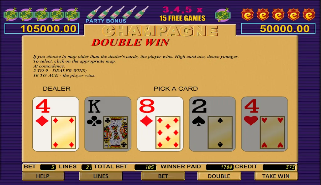 Champagne Slot (Шампанское Слот) [MOD: Бесконечные деньги] - Скриншот 3