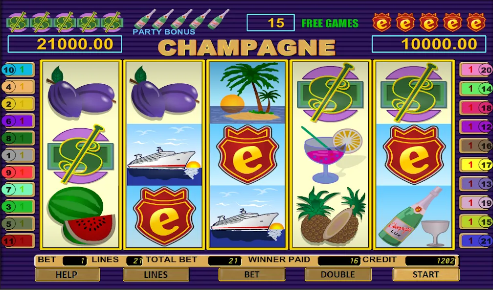 Champagne Slot (Шампанское Слот) [MOD: Бесконечные деньги] - Скриншот 4