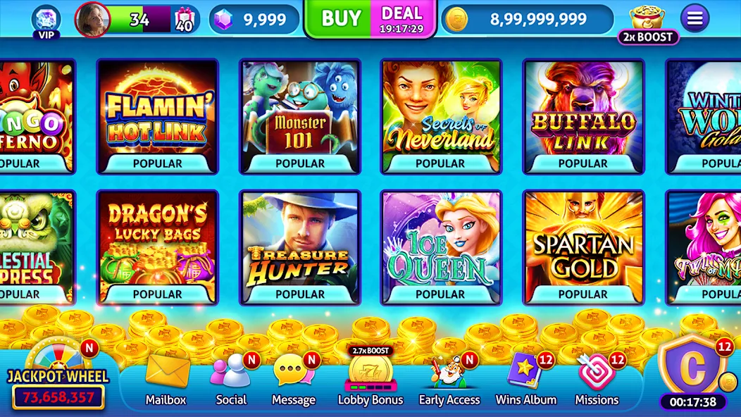 Jackpot Madness Slots Casino (Джекпотджой Слоты) [MOD: Мод Меню/Взлом] - Скриншот 5
