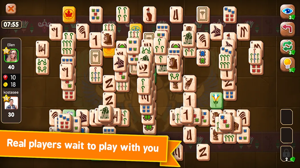 Mahjong Duels (Маджонг Дуэли) [MOD: Много монет/Энергии] - Скриншот 3