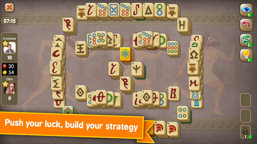 Mahjong Duels (Маджонг Дуэли) [MOD: Много монет/Энергии] - Скриншот 4