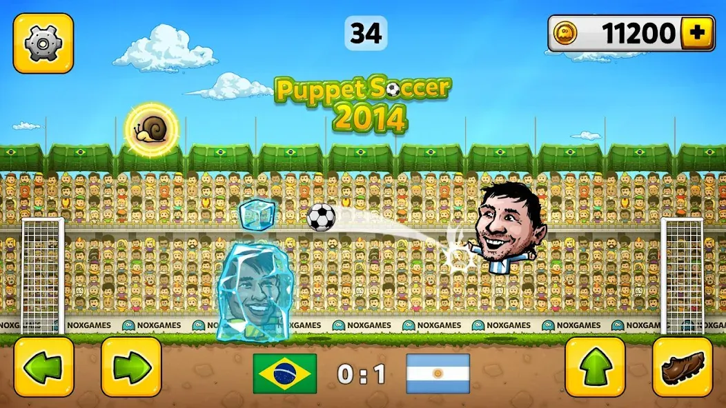 Puppet Soccer — Football [MOD: Premium/Unlocked] - Скриншот 1