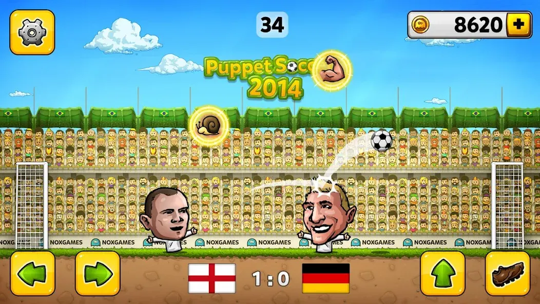 Puppet Soccer — Football [MOD: Premium/Unlocked] - Скриншот 2