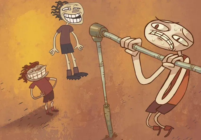 Troll Face Quest Sports Puzzle (Тролль Фейс Квест Спортс пазл) [MOD: Меню/Много денег] - Скриншот 1