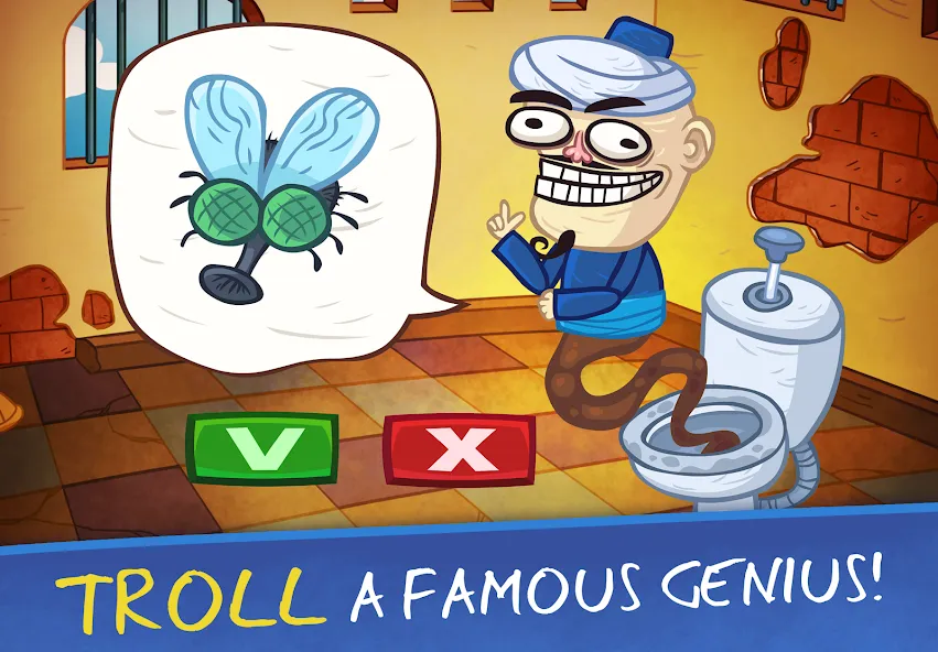 Troll Face Quest: VideoGames 2 (Тролль Фейс Квест Видеоигры 2) [MOD: Меню/Много денег] - Скриншот 1