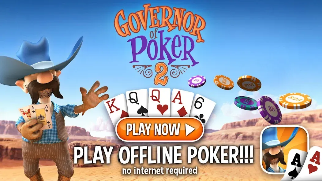 Governor of Poker 2 — Offline [MOD: Premium/Unlocked] - Скриншот 1