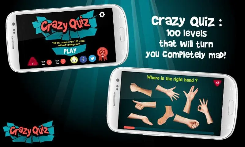 Crazy Quiz (Крэйзи Квиз) [MOD: Mega Mod/Меню] - Скриншот 1