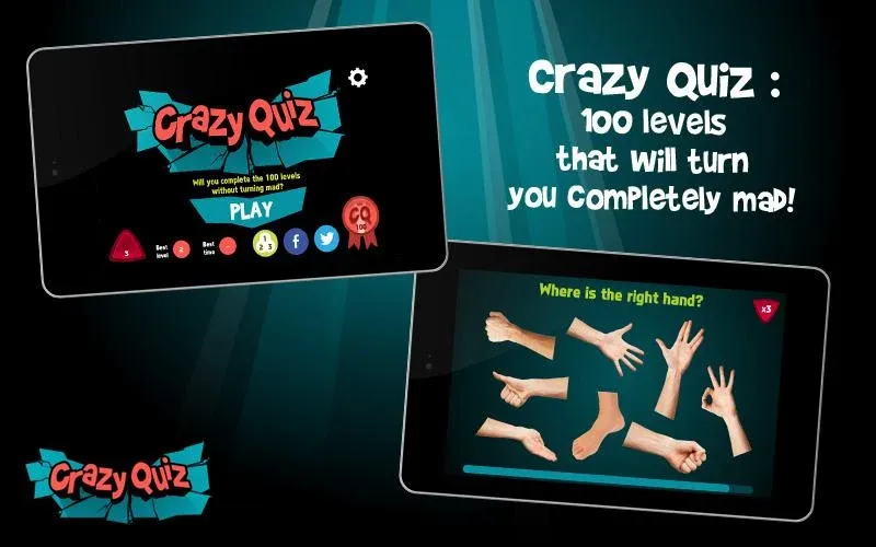 Crazy Quiz (Крэйзи Квиз) [MOD: Mega Mod/Меню] - Скриншот 5
