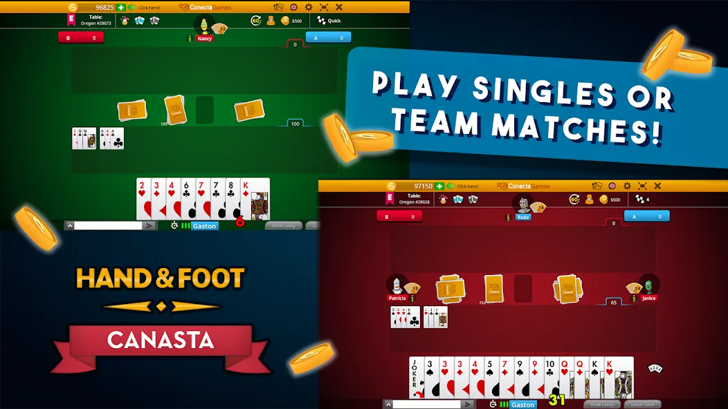 Hand and Foot Canasta [MOD: Мод Меню/Взлом] - Скриншот 4