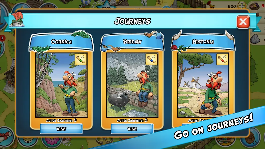 Asterix and Friends (Астерикс и друзья) [MOD: Все открыто] - Скриншот 2