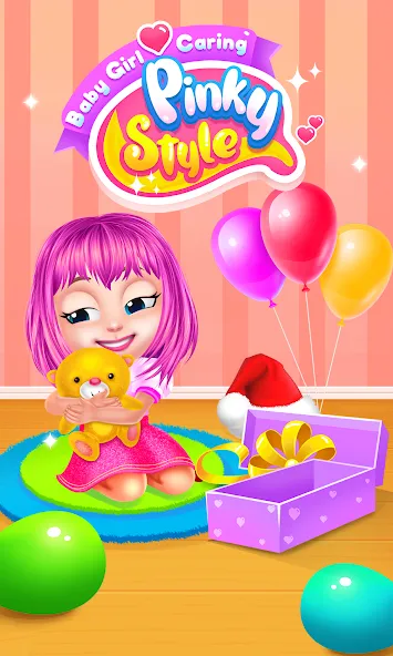 Baby Girl Caring Pinky Style (Беби Грл Керинг Пинки Стайл) [MOD: Бесконечные деньги] - Скриншот 4
