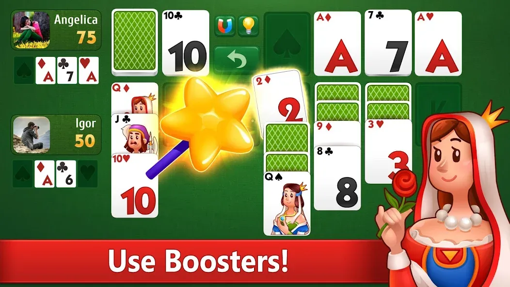 Klondike Solitaire card game [MOD: Разблокировано] - Скриншот 3
