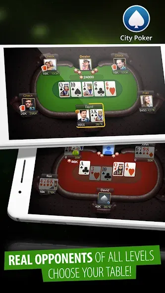 City Poker: Holdem, Omaha (Сити Покер) [MOD: Бесконечные деньги] - Скриншот 5