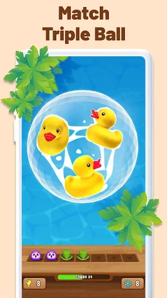 Match Triple Ball (Соответствие Тройной мяч) [MOD: Все разблокировано] - Скриншот 1