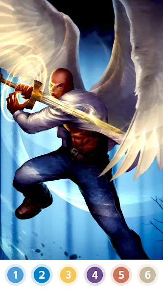 Angel & Devil Paint by Number [MOD: Premium/Unlocked] - Скриншот 2
