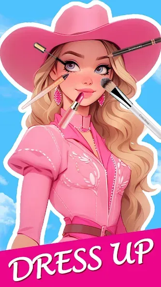 Doll Makeover: dress up games (Долл Мейковер) [MOD: Бесконечные деньги] - Скриншот 1
