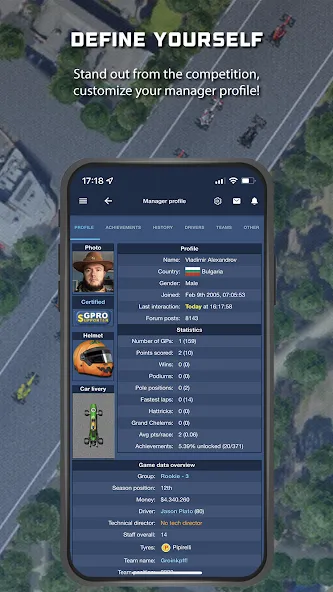 GPRO — Classic racing manager (ГПРО) [MOD: Бесконечные деньги] - Скриншот 2