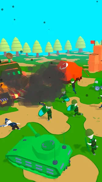 Island Warfare 3D: Guns' Land (Айленд Ворфер) [MOD: Разблокировано] - Скриншот 4