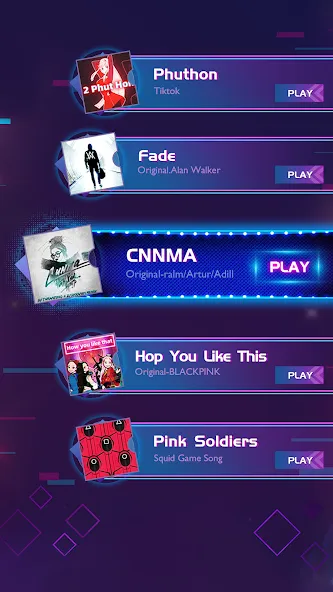 Piano Music Hop: EDM Rush! (Пиано музыка хоп) [MOD: Мод Меню/Взлом] - Скриншот 3