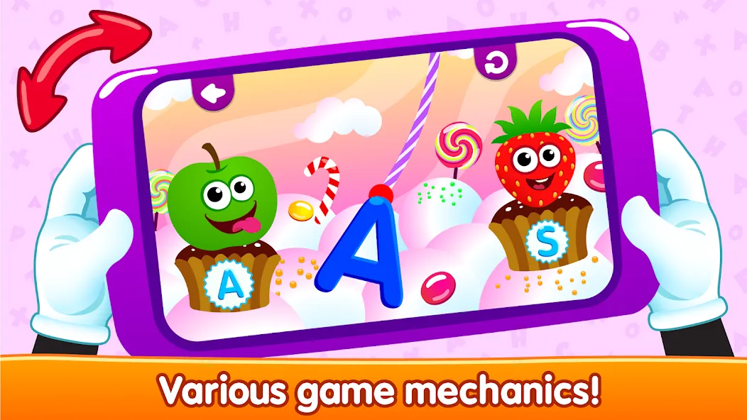 ABC kids! Alphabet learning! [MOD: Разблокировано] - Скриншот 5