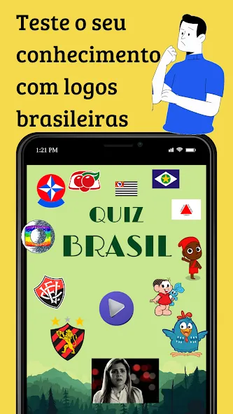 Quiz Brasil (Квиз Бразилия) [MOD: Мод Меню/Взлом] - Скриншот 1