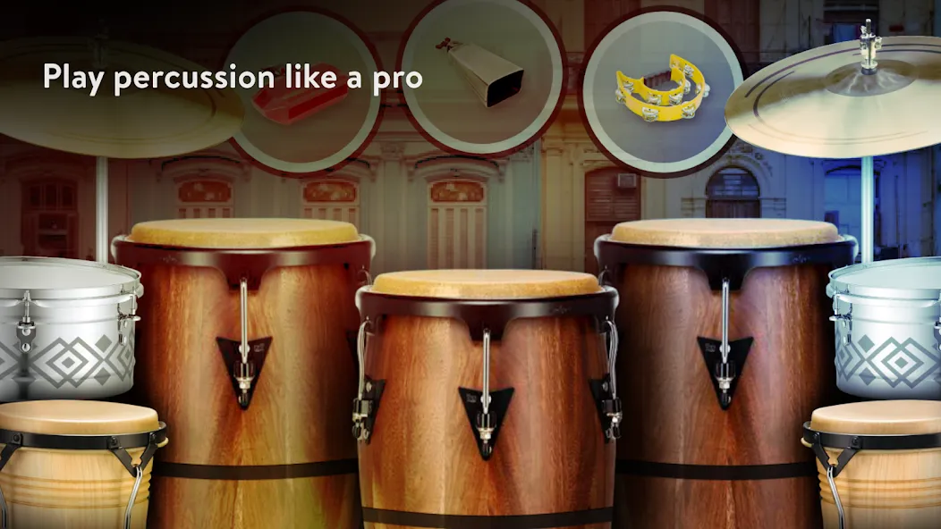 Real Percussion: instruments (Реал Перкуссион) [MOD: Разблокировано] - Скриншот 1