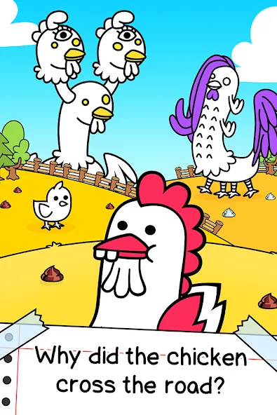 Chicken Evolution: Idle Game (Чикен Эволюшн) [MOD: Premium/Unlocked] - Скриншот 1