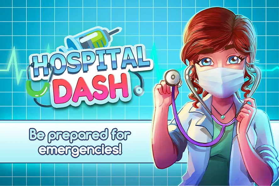 Hospital Dash Tycoon Simulator (Хоспиталь Даш Тайкун Симулятор) [MOD: Много монет/Энергии] - Скриншот 1