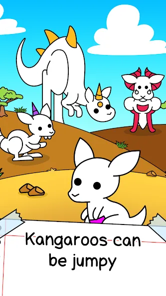 Kangaroo Evolution: Simulator (Кенгуру Эволюция) [MOD: Мод Меню/Взлом] - Скриншот 1