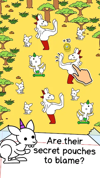 Kangaroo Evolution: Simulator (Кенгуру Эволюция) [MOD: Мод Меню/Взлом] - Скриншот 2