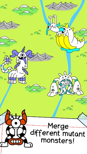 Monster Evolution: Merge Game (Монстер Эволюшн) [MOD: Mega Mod/Меню] - Скриншот 3