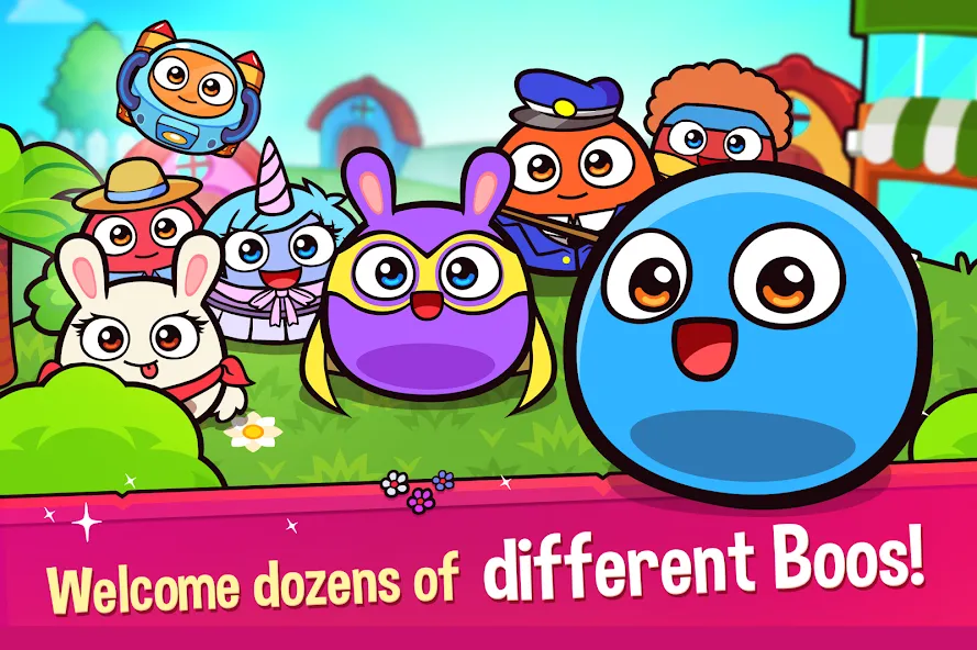 My Boo Town: City Builder Game (Май Бу Таун) [MOD: Бесконечные деньги] - Скриншот 1
