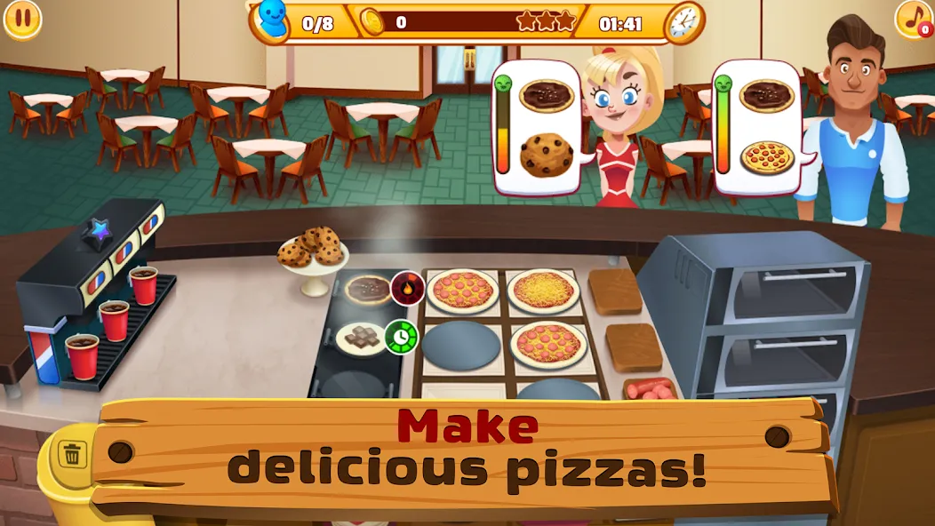 My Pizza Shop 2: Food Games (Мой Пиццерия 2) [MOD: Mega Mod/Меню] - Скриншот 2