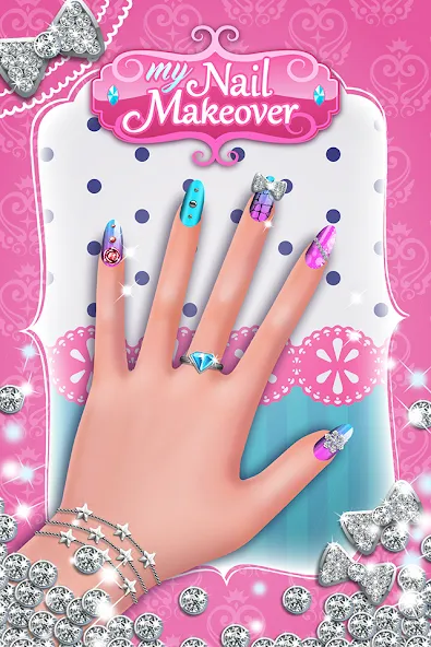 My Nail Makeover: Nail Salon (Моя маникюрная переменка) [MOD: Все разблокировано] - Скриншот 1