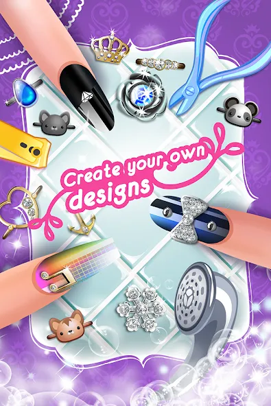 My Nail Makeover: Nail Salon (Моя маникюрная переменка) [MOD: Все разблокировано] - Скриншот 3