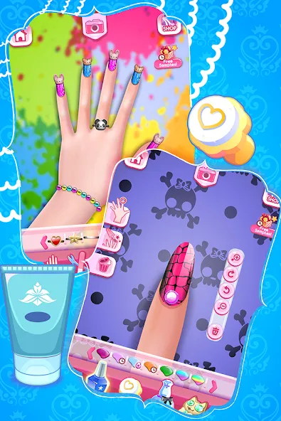 My Nail Makeover: Nail Salon (Моя маникюрная переменка) [MOD: Все разблокировано] - Скриншот 4