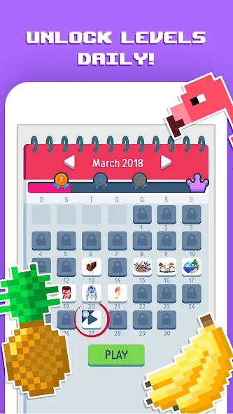 Pixelicious: Color Daily Pixel (Пикселическ) [MOD: Мод Меню/Взлом] - Скриншот 4