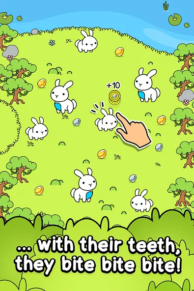 Rabbit Evolution: Merge Bunny (Рэббит Эволюшн) [MOD: Бесконечные деньги] - Скриншот 2