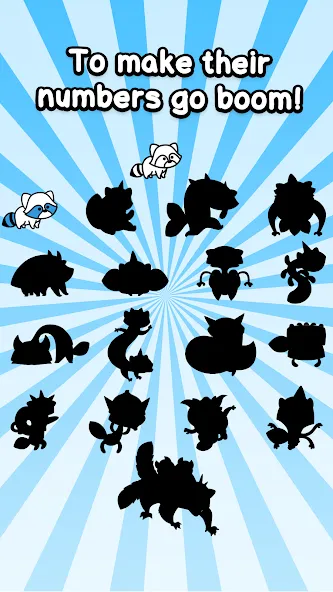 Raccoon Evolution: Idle Mutant (Раккун Эволюция) [MOD: Все разблокировано] - Скриншот 4