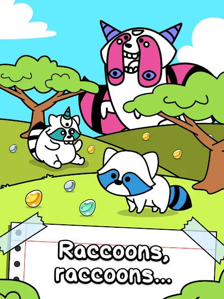 Raccoon Evolution: Idle Mutant (Раккун Эволюция) [MOD: Все разблокировано] - Скриншот 5